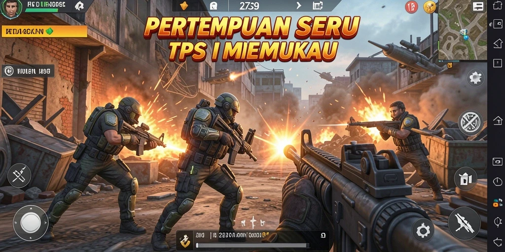 Tangkapan layar gameplay 2739 yang menampilkan aksi pertempuran seru.