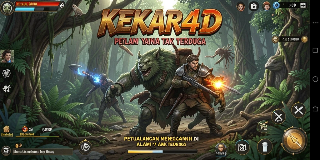 Tangkapan layar dari gameplay KEKAR4D menampilkan aksi mendebarkan di dunia petualangan.