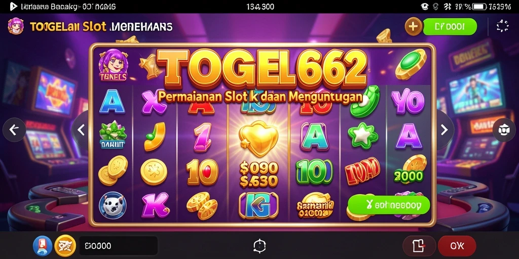 Tampilan screenshot gameplay TOGEL62 yang menarik dan interaktif.